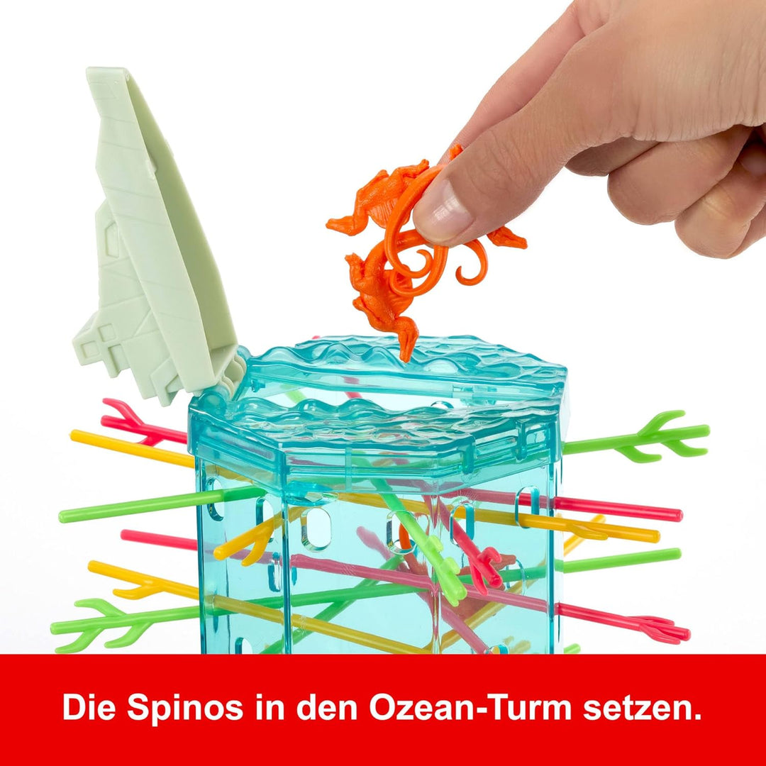 Mattel Games S.O.S. AffenalarmJurassic World: Die Wiedergeburt -Spiel für Kinder und Familie mit Oze