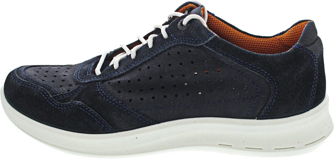 Jomos Herren Starter Sneaker 45 EU Weit Nachtblau, 45 EU Weit Nachtblau