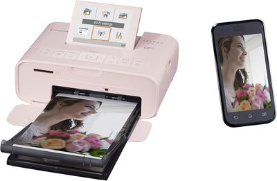 Canon SELPHY CP1300 Compact Photo Printer - Pink