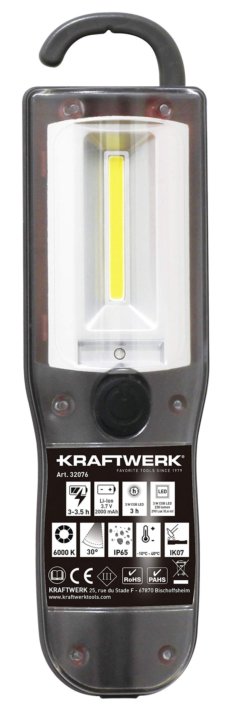 Kraftwerk LED Handlampe Compact 230