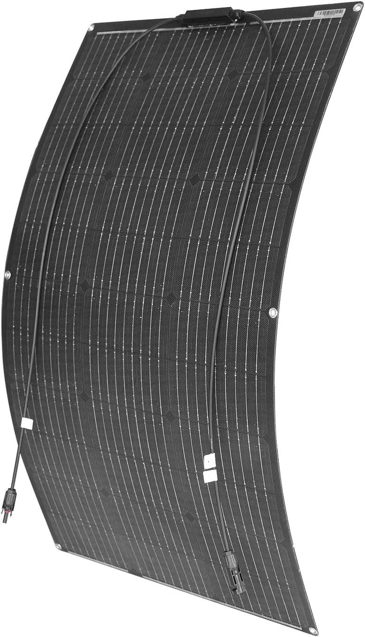 etfe Flexibel Solarpanel 100W 12V Monokristallines Photovoltaik Solarmodul Off-Grid für Wohnmobil, C