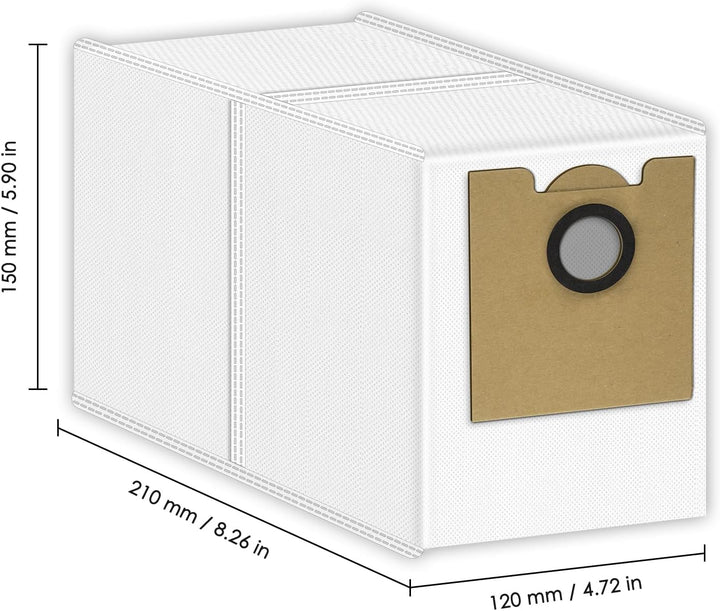 (9 Stück) M2L Plus Ersatzstaubbeutel Kompatibel mit Lefant M2 Plus/ M2L Plus/ M2S Plus/ M350 Roboter