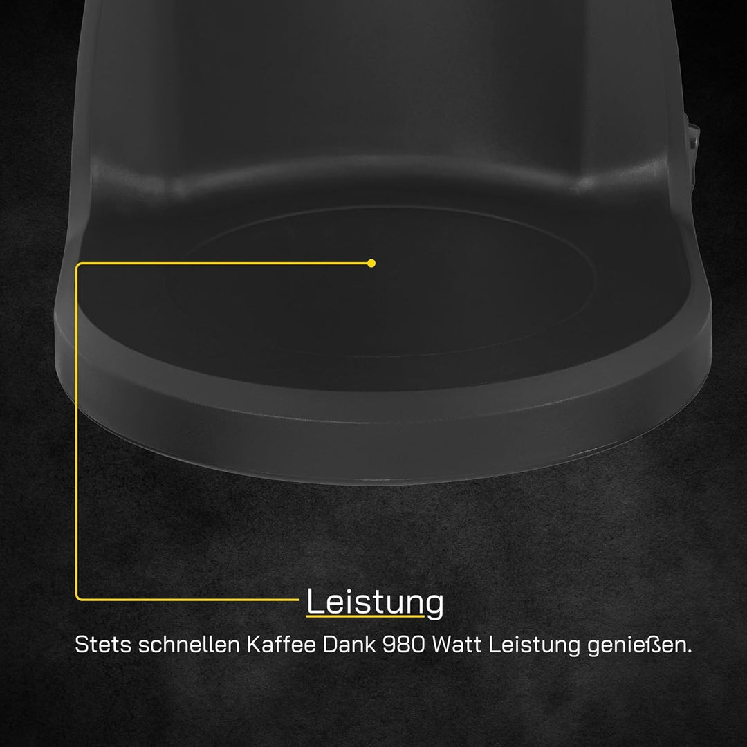 Gutfels Filterkaffemaschine COFFEE 2030 | 1,25 Liter Volumen für max. 12 Tassen | 980 Watt | Thermos