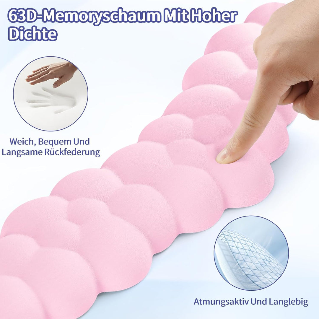 Handballenauflage Tastatur Wolke, Ergonomisches Handauflage Tastatur Wolke Mit PU Leder Memory Schau