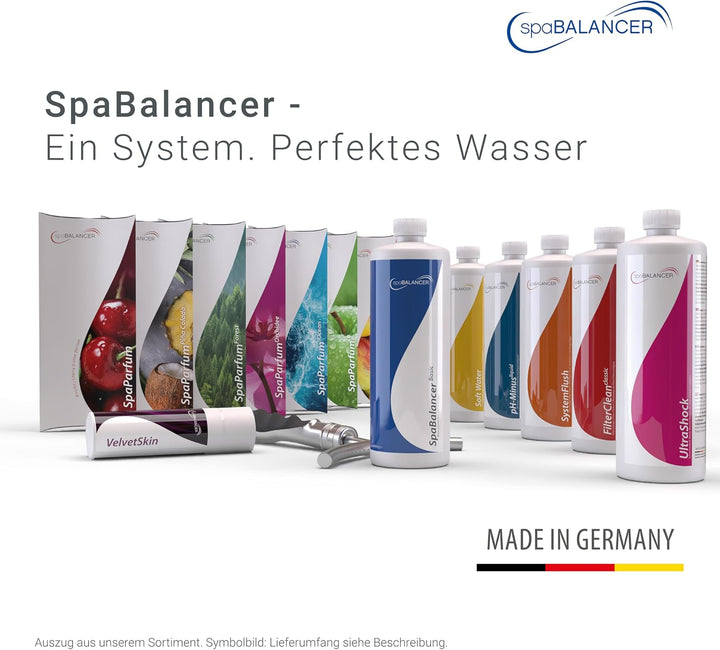 SpaBalancer Filter Clean Classic 1 L flüssig, Filterreiniger für Whirlpool, Spa und Pool, löst Fett,