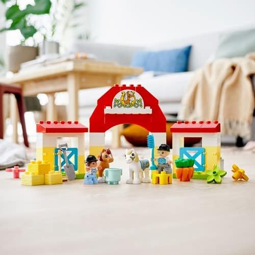 LEGO 10951 DUPLO Town Pferdestall und Ponypflege Single, Single
