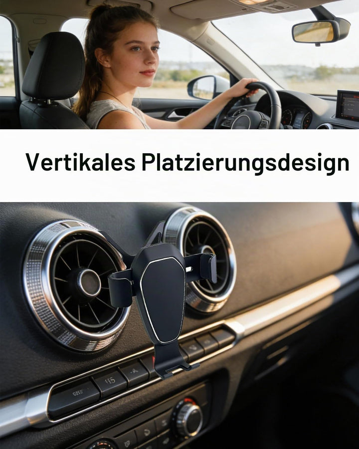 Schwerkraft -Handyhalterung Aluminium für Audi A1 2011–2019