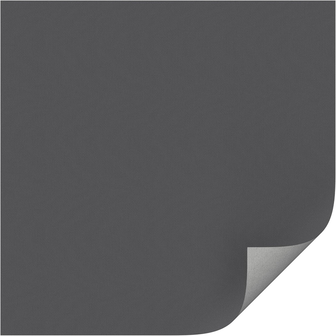 INTERDECO Verdunkelungsrollo/Thermo Rollo, Taubenblau/Blau-Grau BxH 71 x 215 cm, Klemmfix Rollos ohn