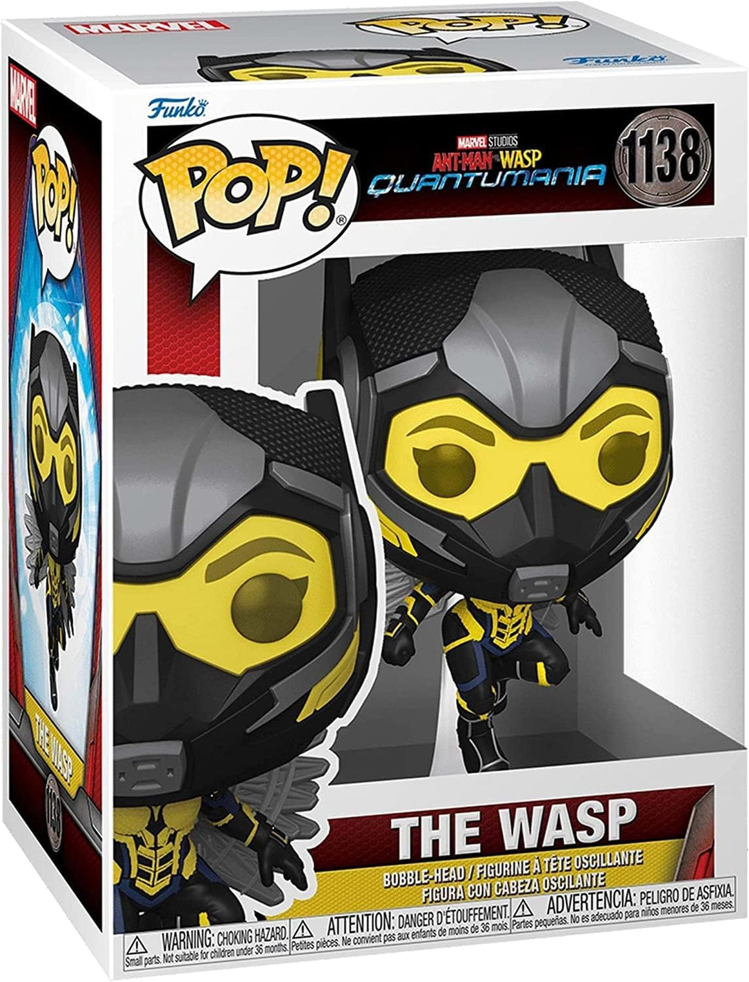 Funko Pop! Vinyl Marvel: Ant-Man Quantumania - Wasp - 1/6 Quote Für Seltene Chase-Variante - Vinyl-S
