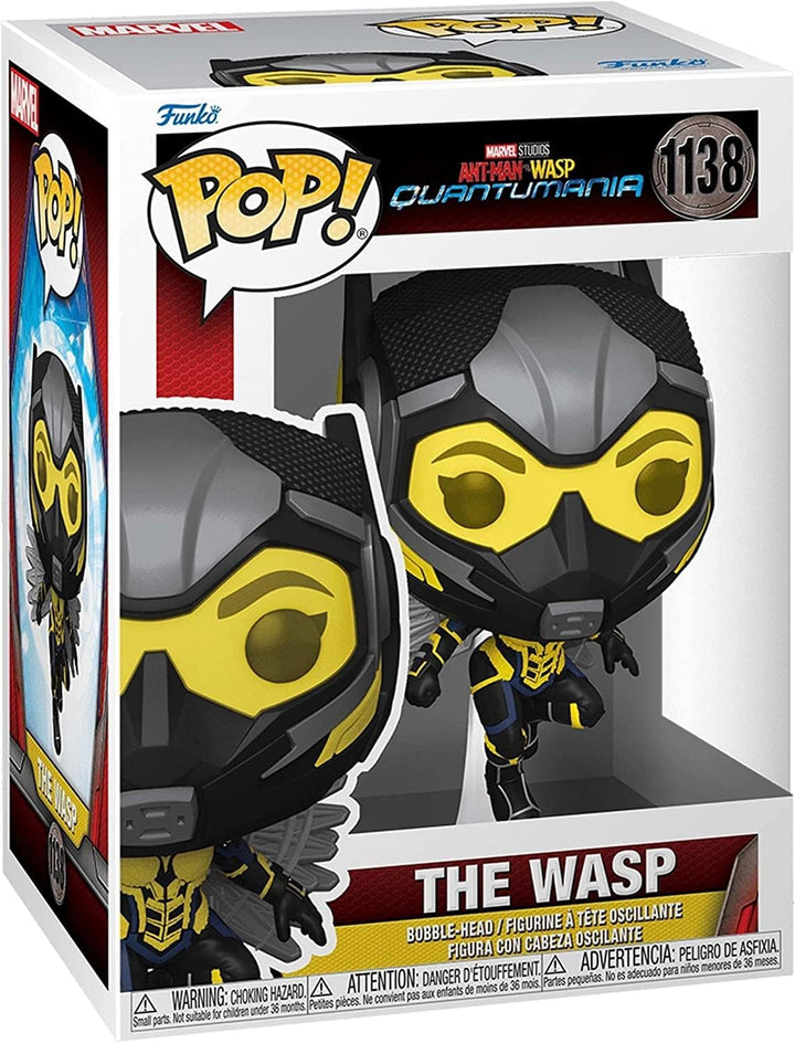 Funko Pop! Vinyl Marvel: Ant-Man Quantumania - Wasp - 1/6 Quote Für Seltene Chase-Variante - Vinyl-S