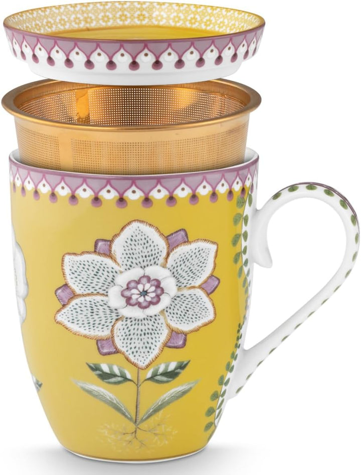 Pip Studio Lily&Lotus Yellow Teeset für eine Person 0,365l