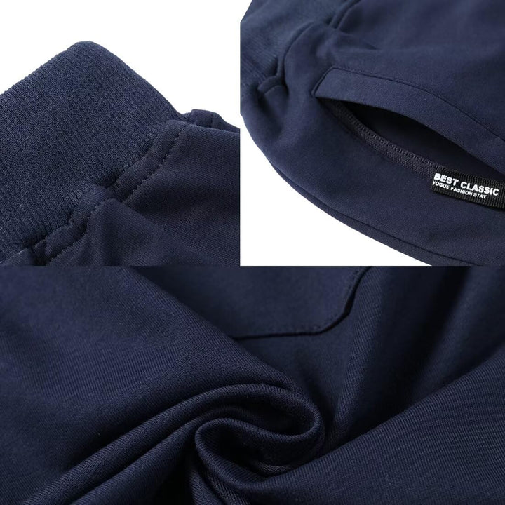 Tansozer Sport Shorts Herren Mit Reissverschluss Blau M, Blau M