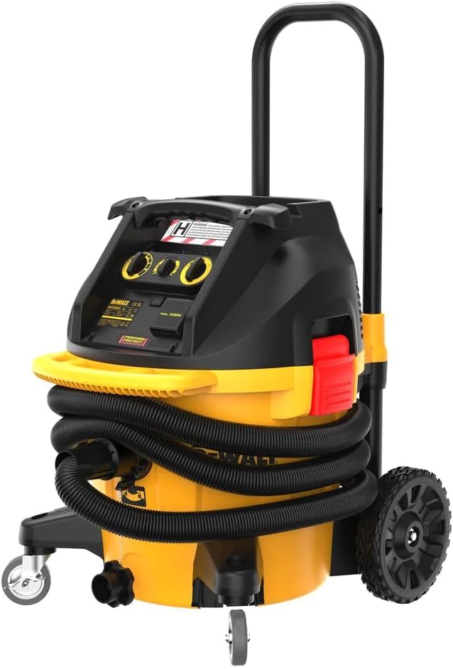 DEWALT Industrie Nass- & Trockensauger DWV905H-QS 1400 Watt, Nasssauger, bis zu 38 Liter Behältervol