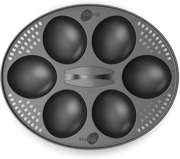 mixegg Pochiereinsatz kompatibel mit Thermomix TM6 TM5 TM31, Eierkocher Eier Pochierer, Zubehör