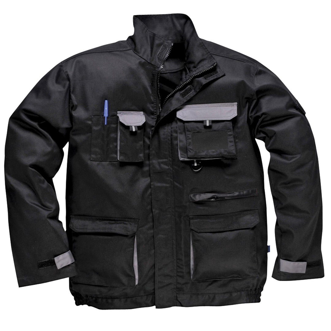 Portwest Portwest Texo Kontrast-Jacke, Grösse: XL, Farbe: Schwarz, TX10BKRXL XL Schwarz, XL Schwarz