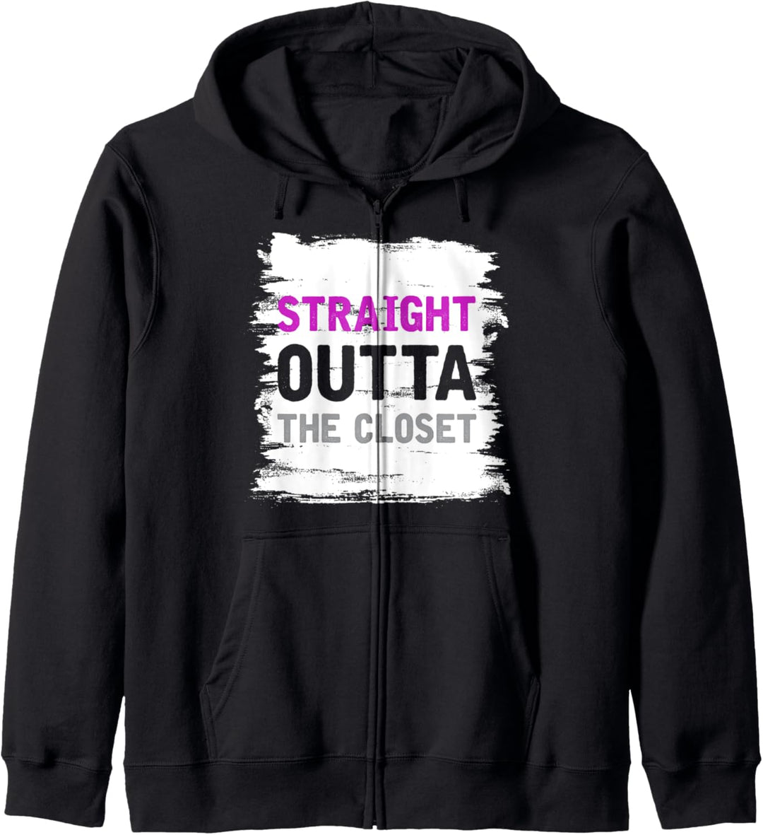 Ace Pride LGBTQIA Flagge Lustiges Geschenk Asexuell Kapuzenjacke