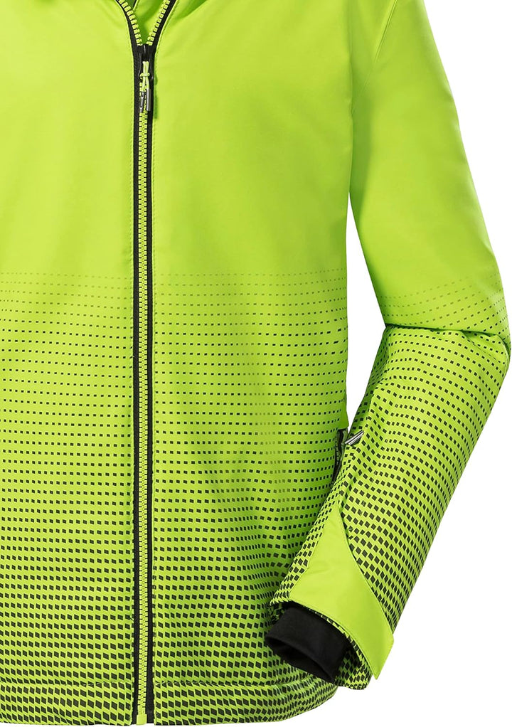 Killtec Jungen Ksw 162 Bys Ski Jckt Skijacke/Funktionsjacke mit Kapuze und Schneefang 116 apfel, 116