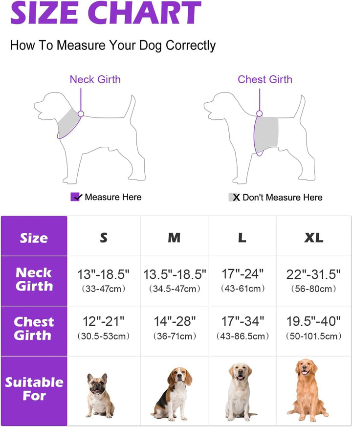 Joytale Hundegeschirr Leuchtend Aufladbar für Mittelgrosse Hunde, No Pull LED Hundegeschirr Reflekti