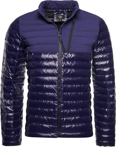 Superdry Herren Studios Contrast Core Down JKT Jacken L Eclipse Navy, L Eclipse Navy