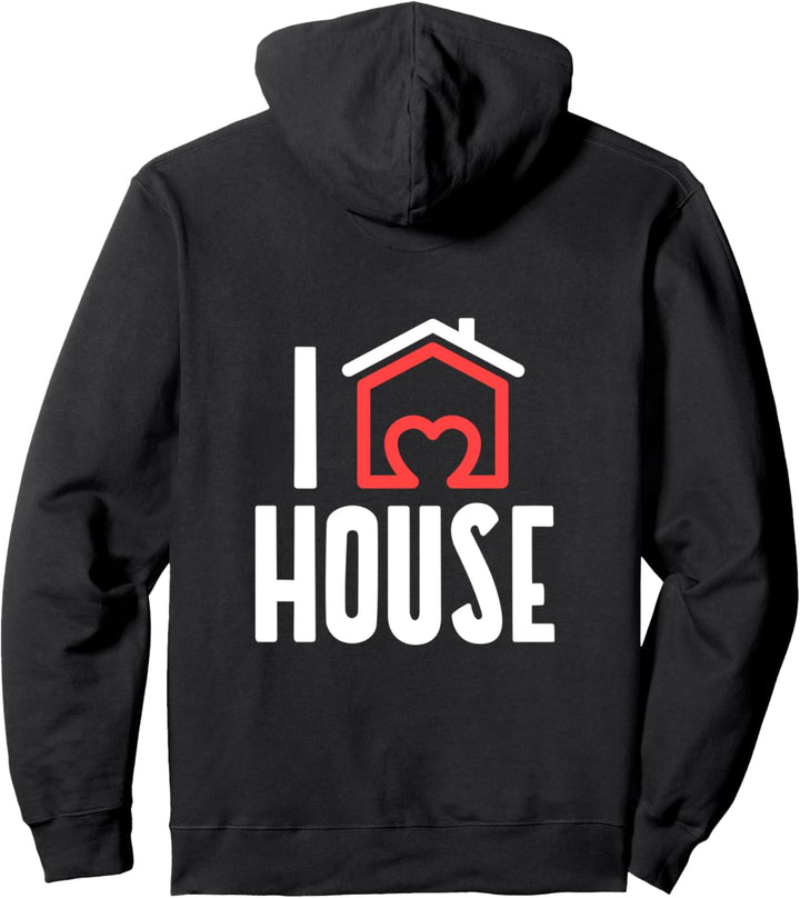 House Music Soulful Deep House EDM DJ Festival Music Pullover Hoodie