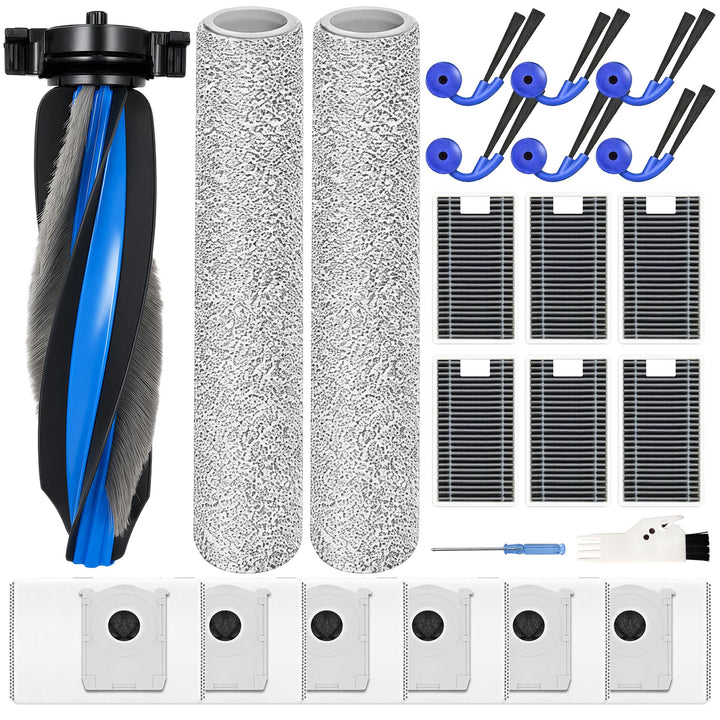 T90 PRO Omni Zubehör für ECOVACS DEEBOT T90 PRO Omni / T90 Omni / X12 PRO Omni Saugroboter, 23 Stück