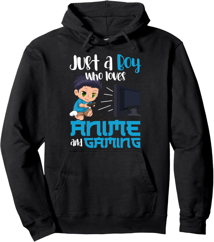 Videospiel Gamer Japanischer Otaku Geschenk Anime Junge Pullover Hoodie