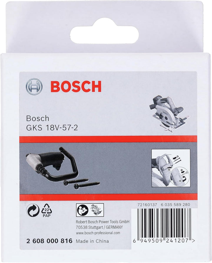 Bosch 1x Sparrenriegel für GKS 18V-57-2 Kreissägen (für das sichere Aufhängen des Werkzeuges, Profes