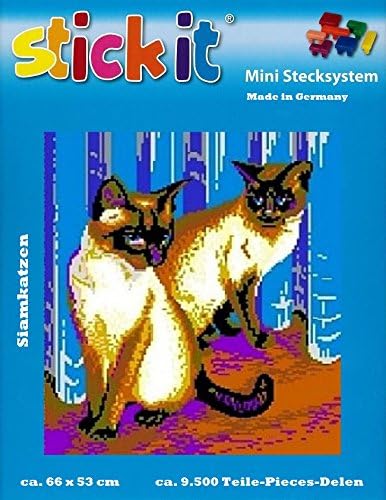 stickit Mini Stecksystem Siam Katzen ca. 9.500 Teile Nr. 41257