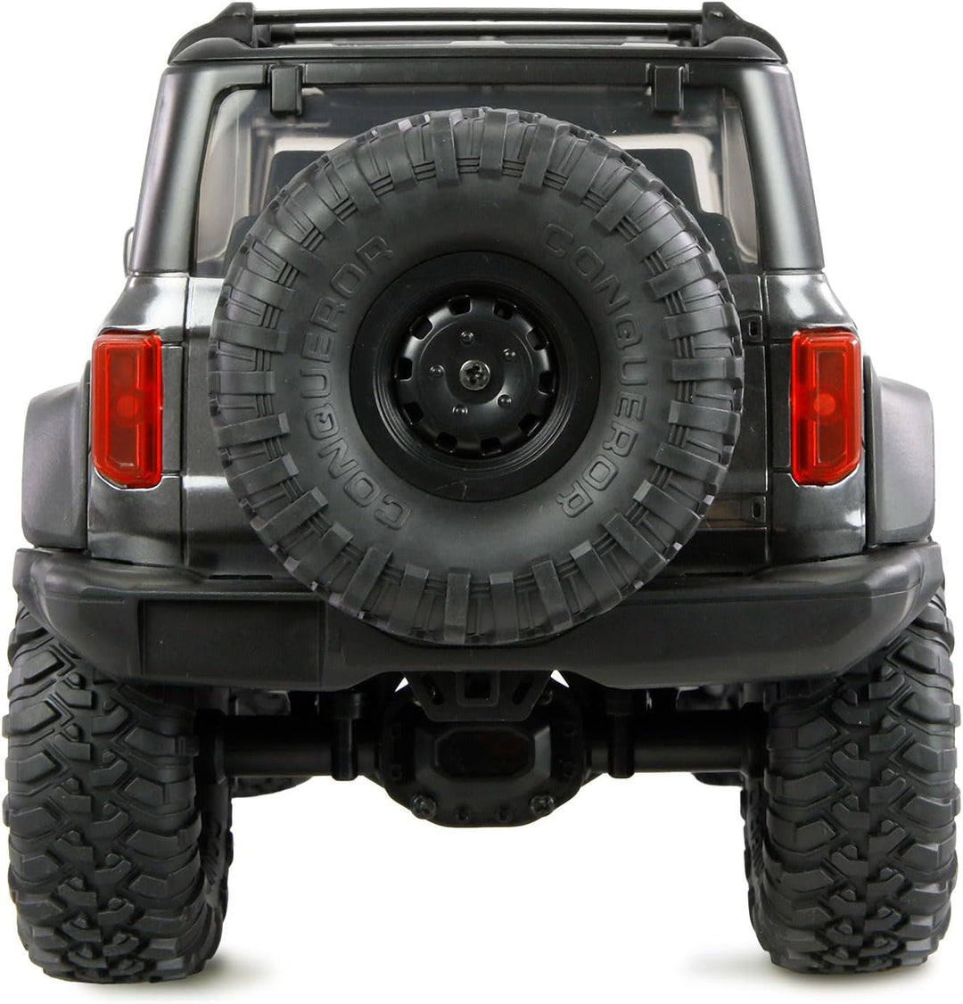 Amewi AMXRock Mini-Caballo Scale Crawler 4WD 1:16 RTR grau inkl. Fernsteuerung, Akku, Ladekabel