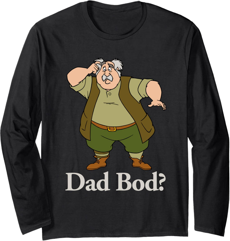 Disney Beauty and the Beast Maurice Dad Bod Langarmshirt