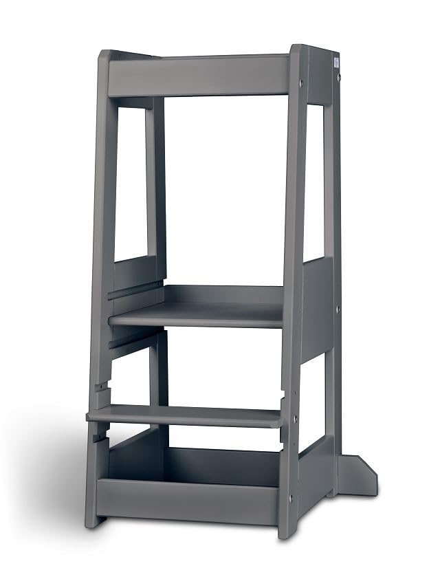 tiSsi Lernturm Learningtower Felix, Entdeckertum Montessori mitwachsend Buche grau