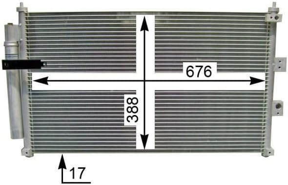 MAHLE AC 835 000S A/C-Kondensator BEHR