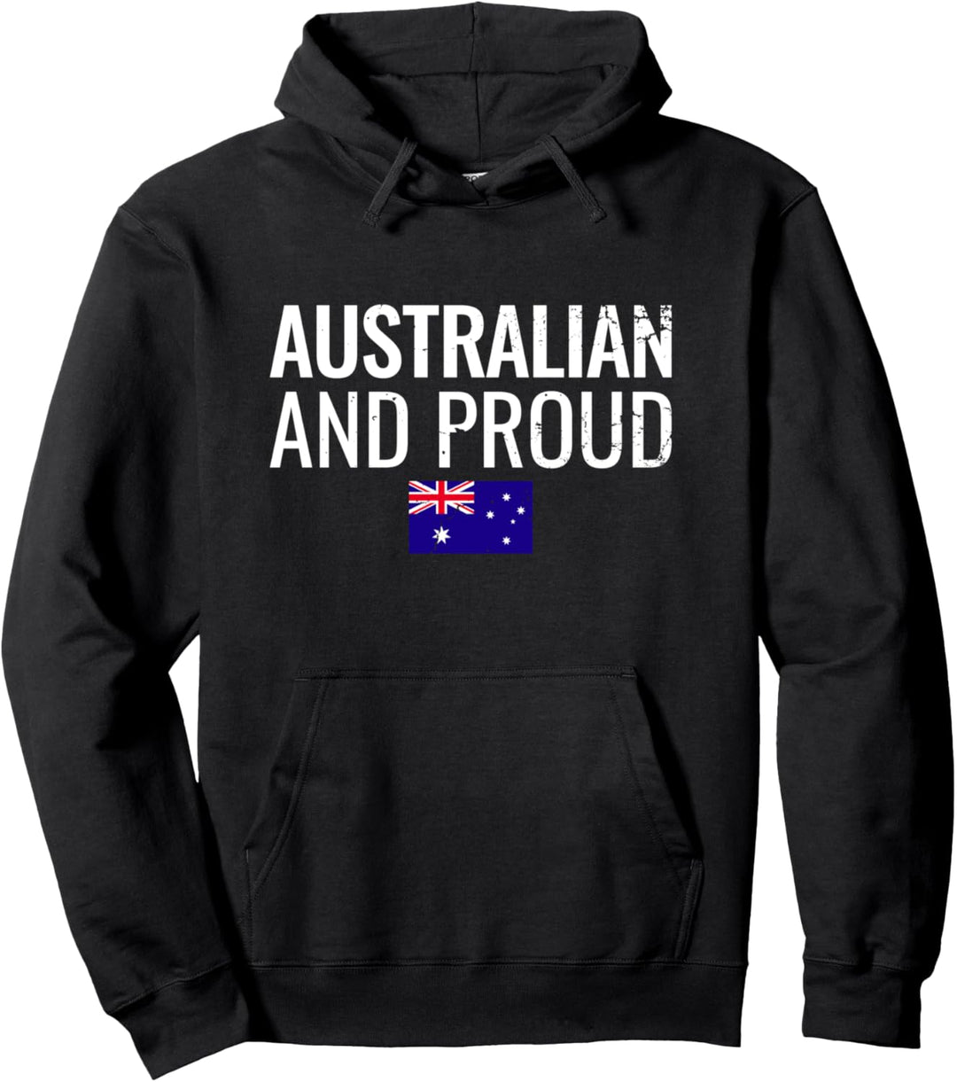 Australian And Proud Australische Flagge Australien Pullover Hoodie