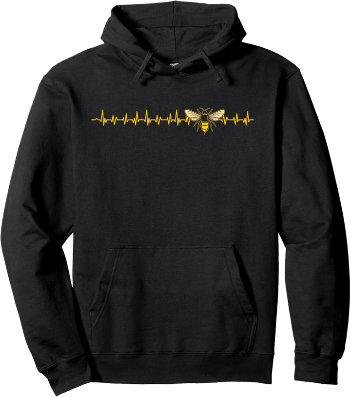 Herzschlag Biene Imker Honig Bienen Flüsterer Xmas Geschenk Pullover Hoodie