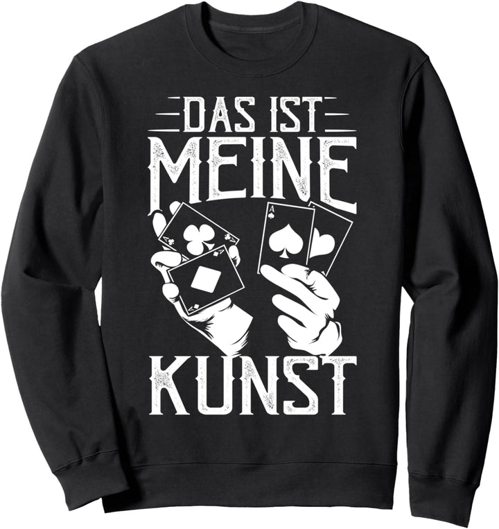 Zauberer Kostüm Magier Tricks Kartentricks Zauberer Sweatshirt