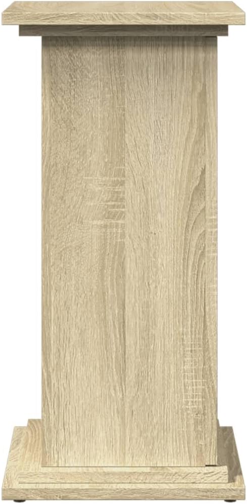 vidaXL Postament mit Stauraum Sonoma-Eiche 31x30x60 cm Holzwerkstoff 31 x 30 x 60 cm Sonoma Eiche, 3