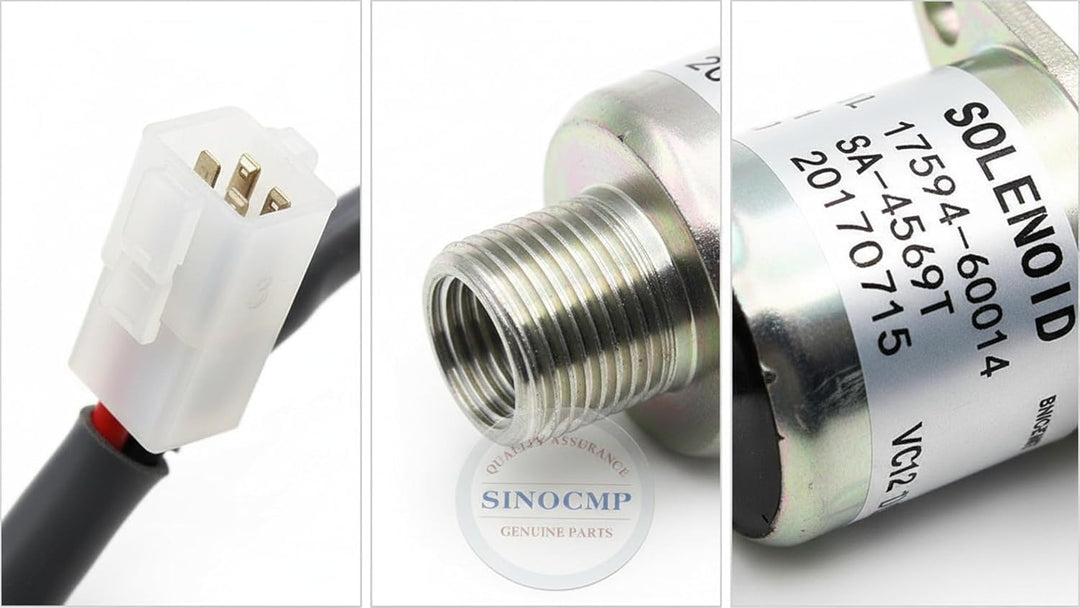 SINOCMP 1503ES-12A5UC5S 17454-60010 Magnet SA-4569-T 16616-60010 Brennstoffabschaltung 12V für Kubot