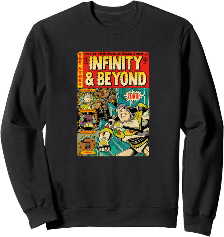 Disney Pixar Toy Story Buzz Lightyear Comic Retro Sweatshirt