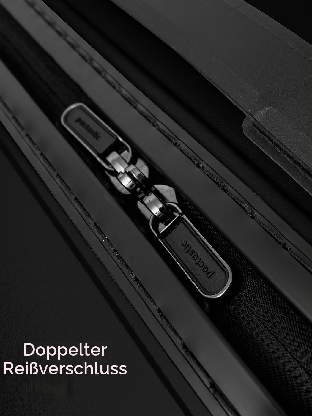 Pactastic Hartschalen Handgepäck Kosmetik-Koffer | Stabiles Beauty-Case mit Aufsteckfunktion | 34 x