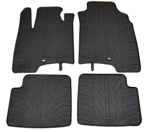 Gledring Satz Gummimatten kompatibel mit Fiat Panda 2012-2014 (T Profil 4-teilig + Montage-clips)