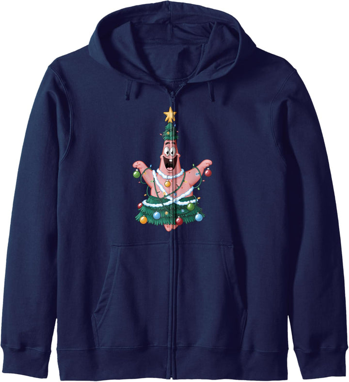 Spongebob Squarepants Patrick Star Christmas Tree Kapuzenjacke