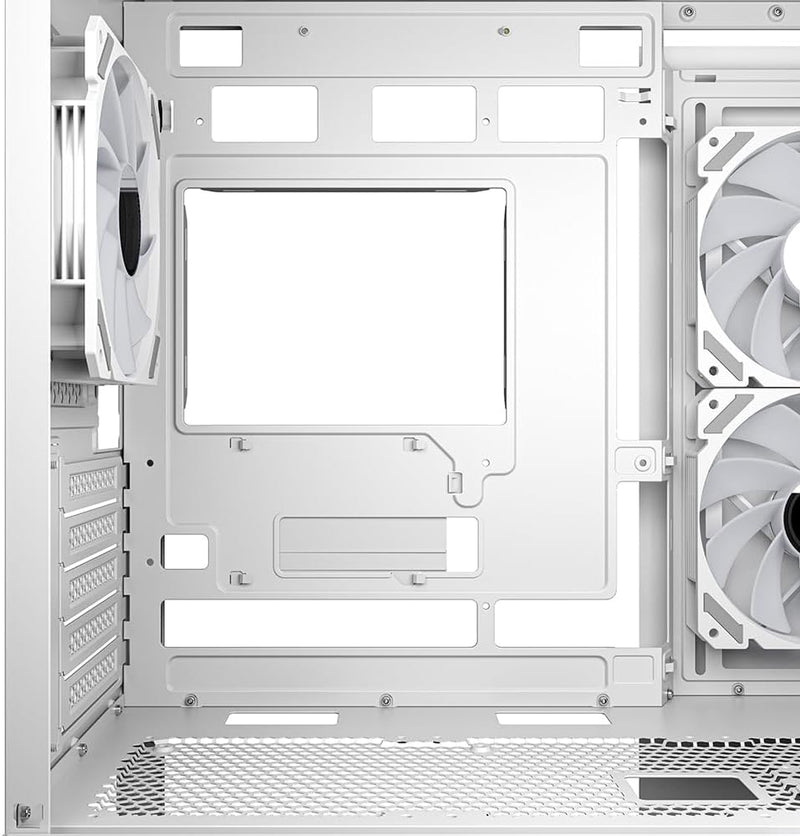 Sharkoon MK6 RGB PC Gehäuse, Micro-ATX, Weiss