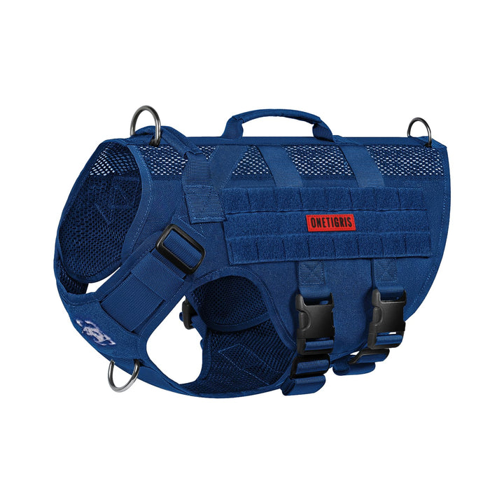 OneTigris No-Pull Hundegeschirr, AIRE MESH Einstellbar Sicherheitsgeschirr Ultra Atmungsaktiv für Gr