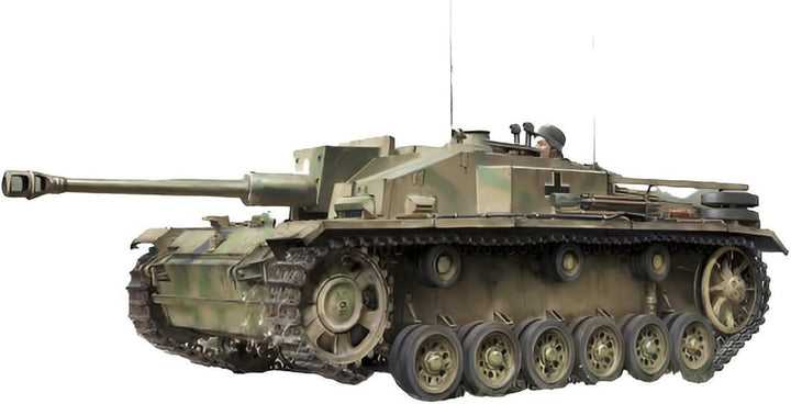 TAKOM TAK8015 StuG III Ausf. F Late Production with 7,5cm L48 im Massstab 1:35 Modellbau Plastikbaus