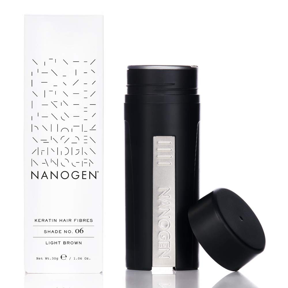 Nanogen Hair Thickening Fibres Light Brown 30g hellbraun 30g, hellbraun 30g