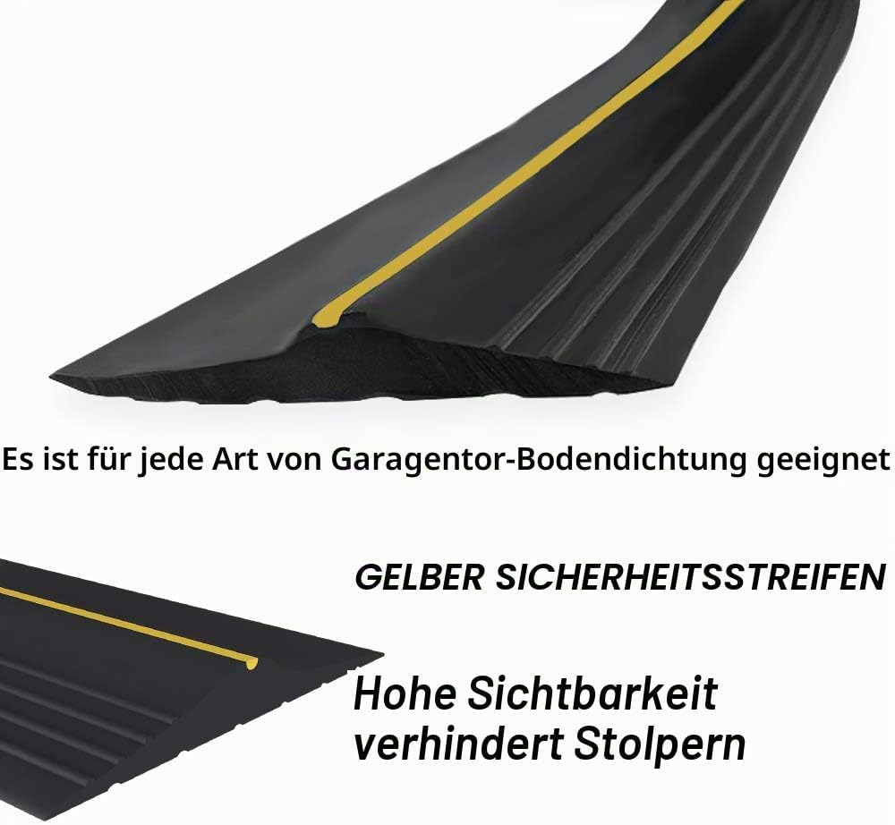 Garagentor Dichtung 3M universeller Garagentor Schwellendichtung Wetterfest Garagentor bodenabdichtu