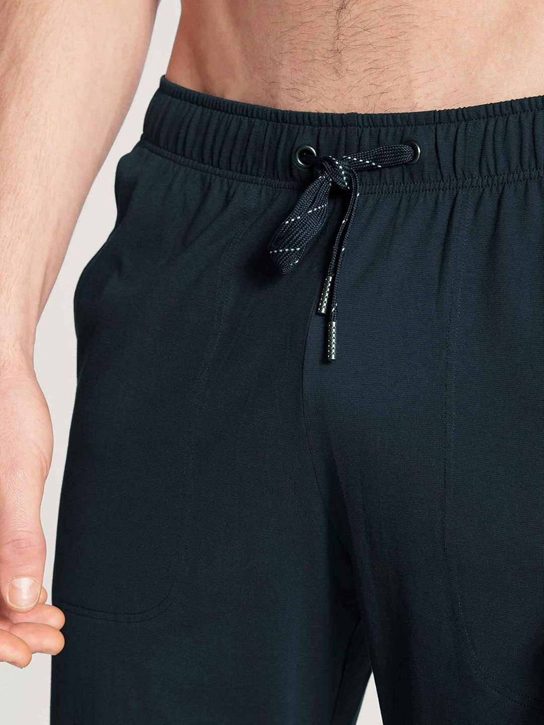 CALIDA Remix Basic Sleep Hose Herren, 100% Baumwolle, mit Seitentaschen 46-48 Dark Sapphire, 46-48 D