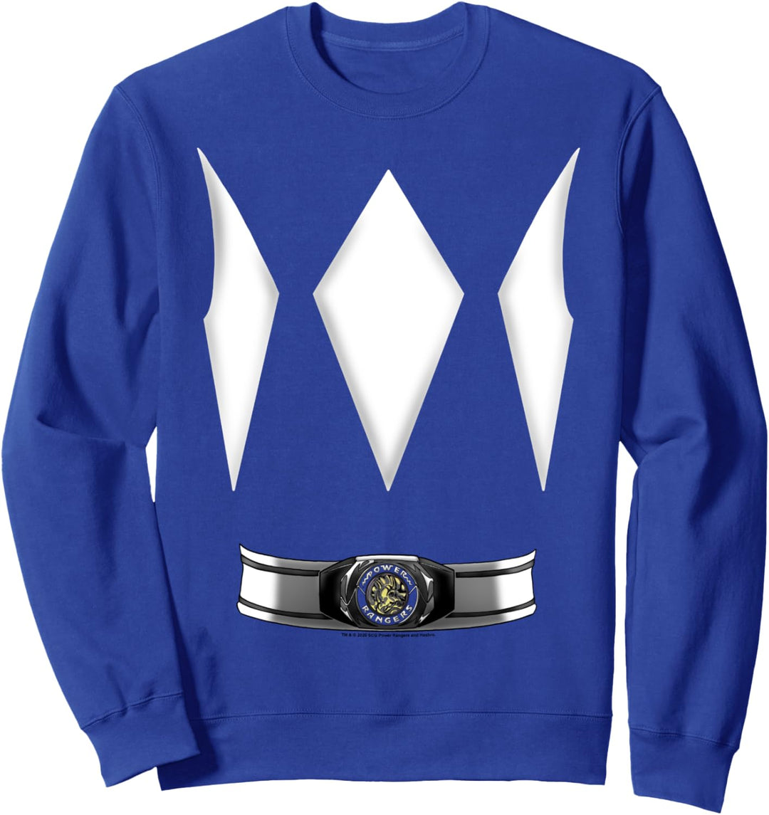 Power Rangers Halloween Blue Ranger Costume Sweatshirt