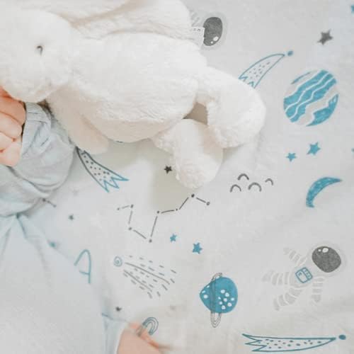FlyIdeas Baby Bettwäsche Komplett Set 100x135 cm, 100% Reine Zert. Baumwolle Baby Decken Set mit Kis