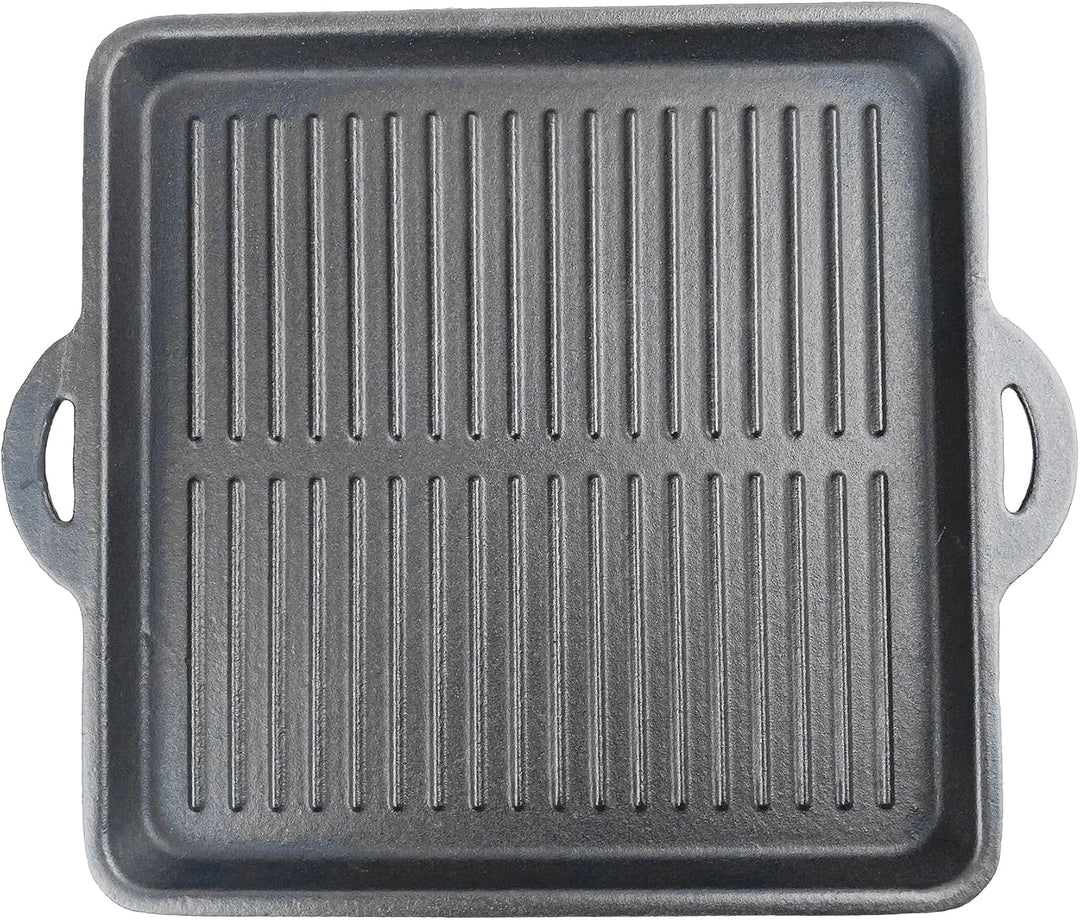GARDINGER Grillplatte Guss für einflammige Universal-Kartuschen Kocher + Rocket Stove 23 cm Durchmes